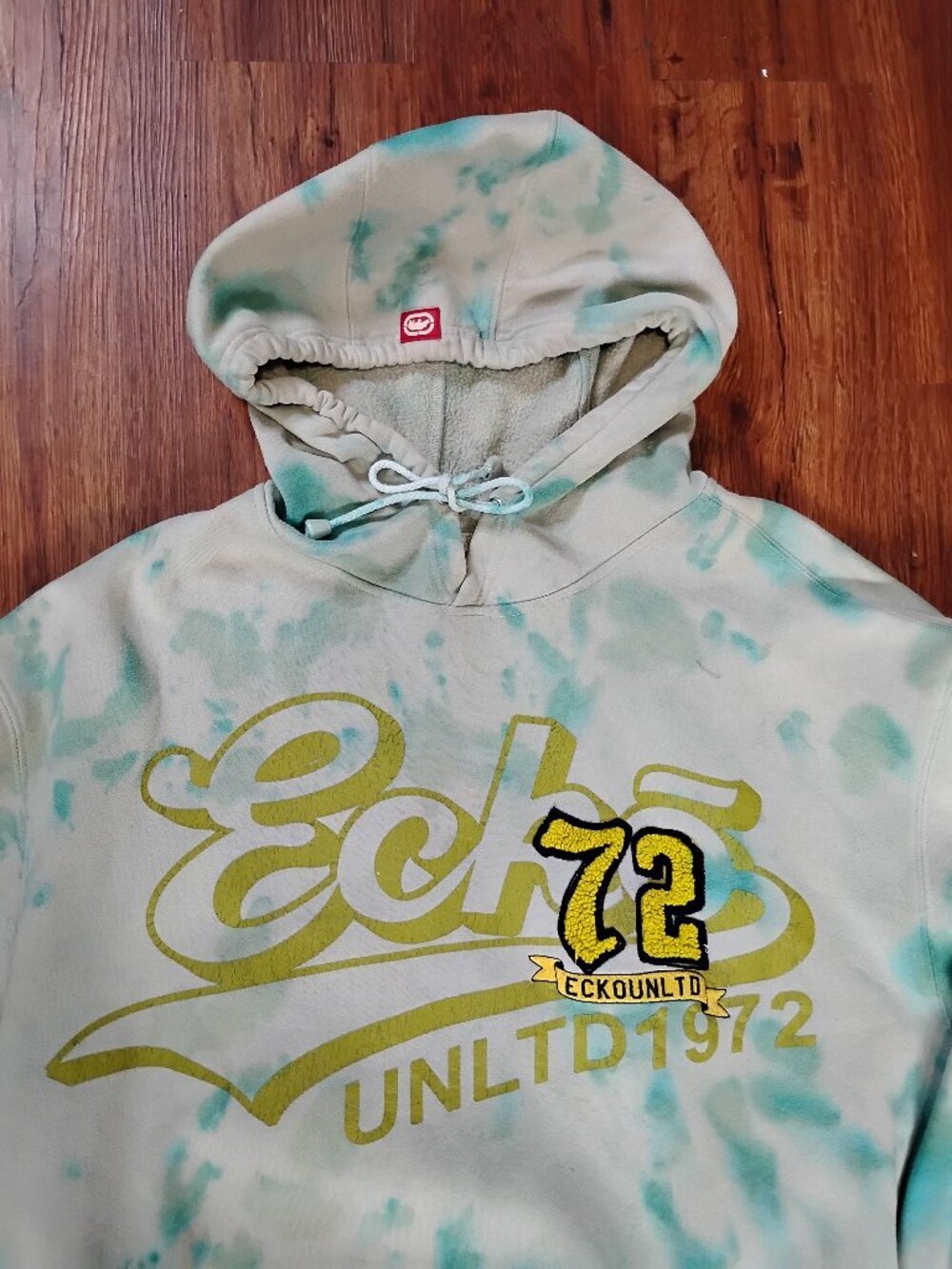 Vintage Ecko Unlimited Tie Dye Hoodie Sweatshirt